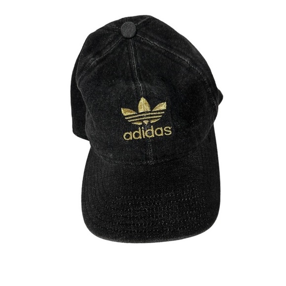 adidas Originals Accessories - Adidas Originals Dark Gray 100% Cotton Baseball Cap Hat